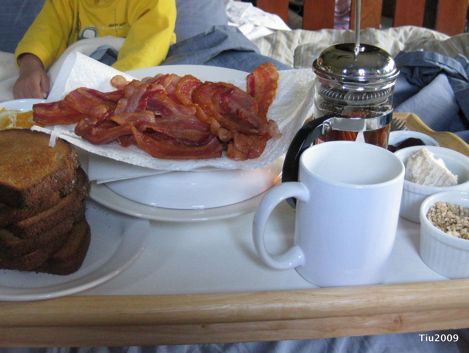 Breakfast in Bed...mmm, Bacon