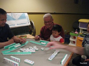 Learning mahjong from the best