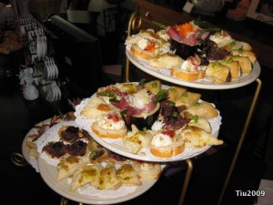 Delicious hors d'oeuvres