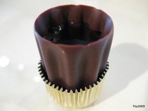 Raspberry Wine Chocolate Cup