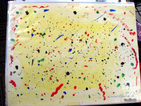 1986: Splatter Paint Art