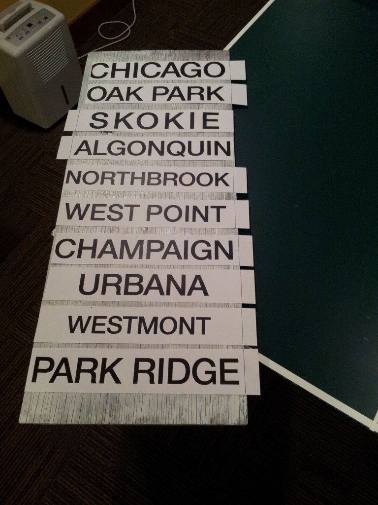 DIY Subway Art - word layout