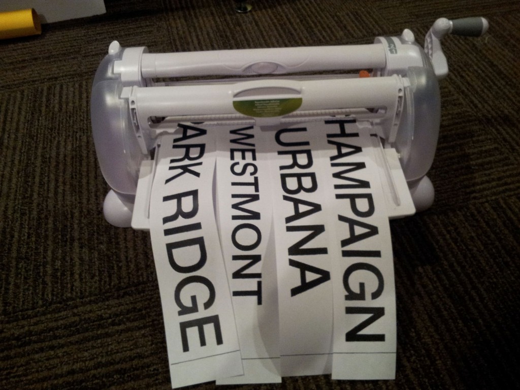 Using Xyron Creatopia with repositionable adhesive